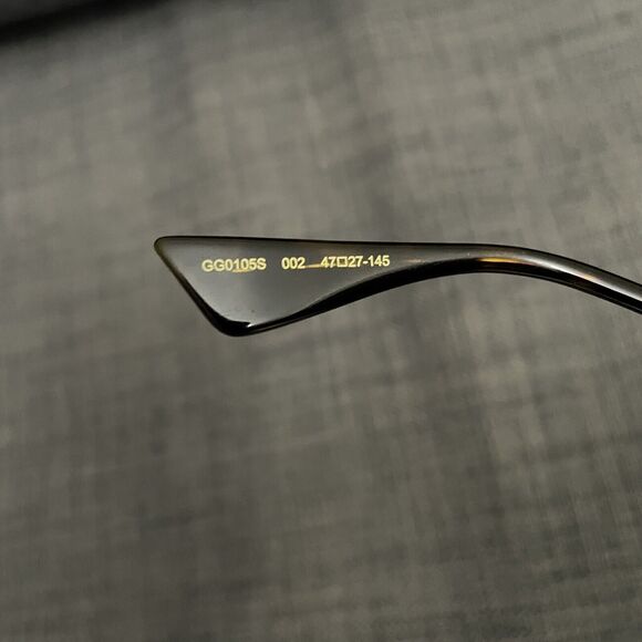 NWT Gucci Round Frame Sylvie Web Sunglasses GG0105S Gold - Picture 8 of 9